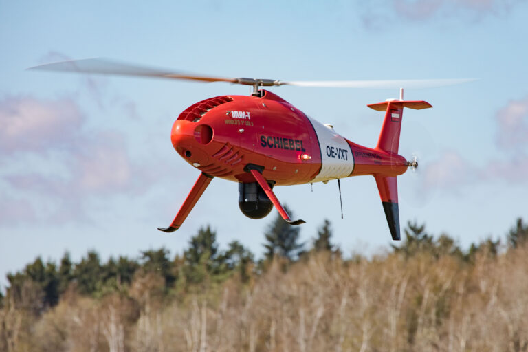 Unbemannter Hubschrauber der Firma Schiebel